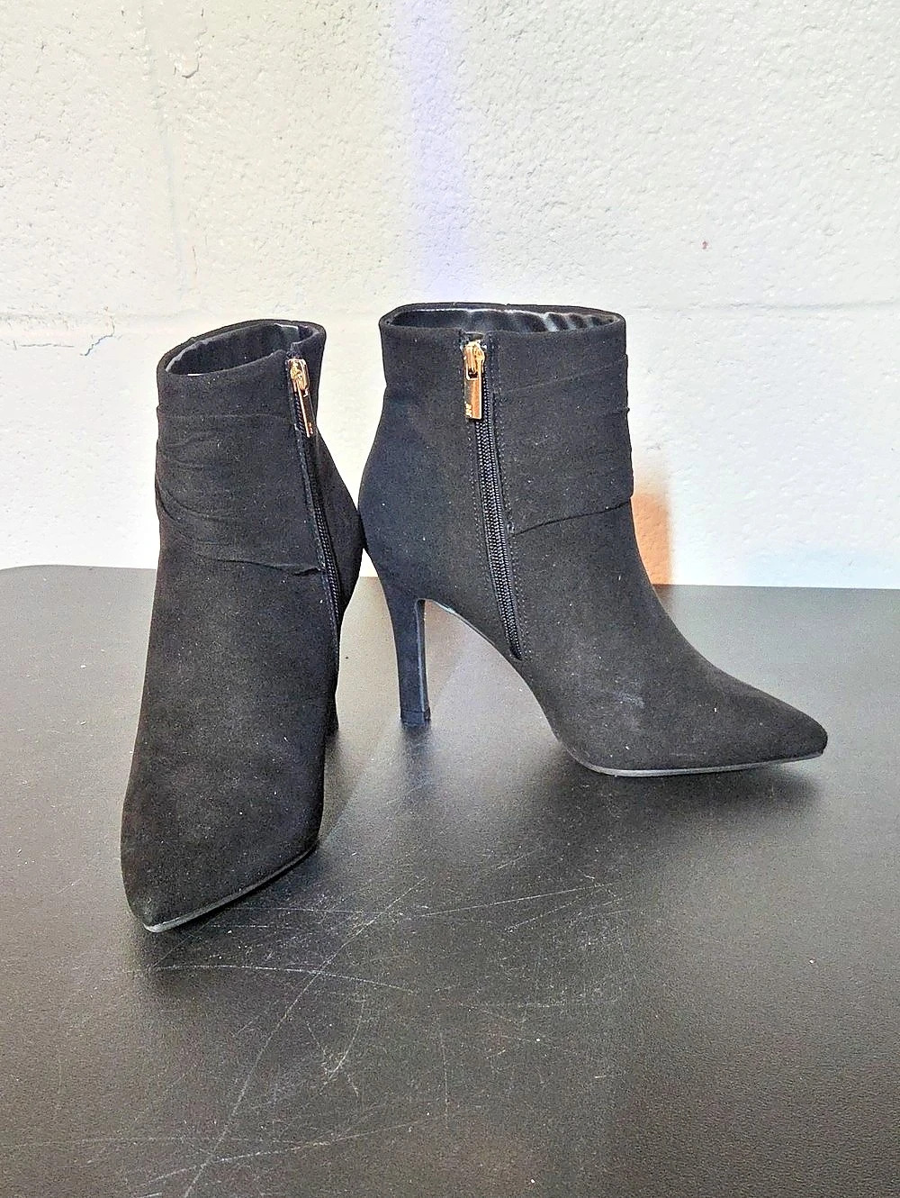 Jones New York Siny-Verusa Bow Ankle Boots Black US 8M
